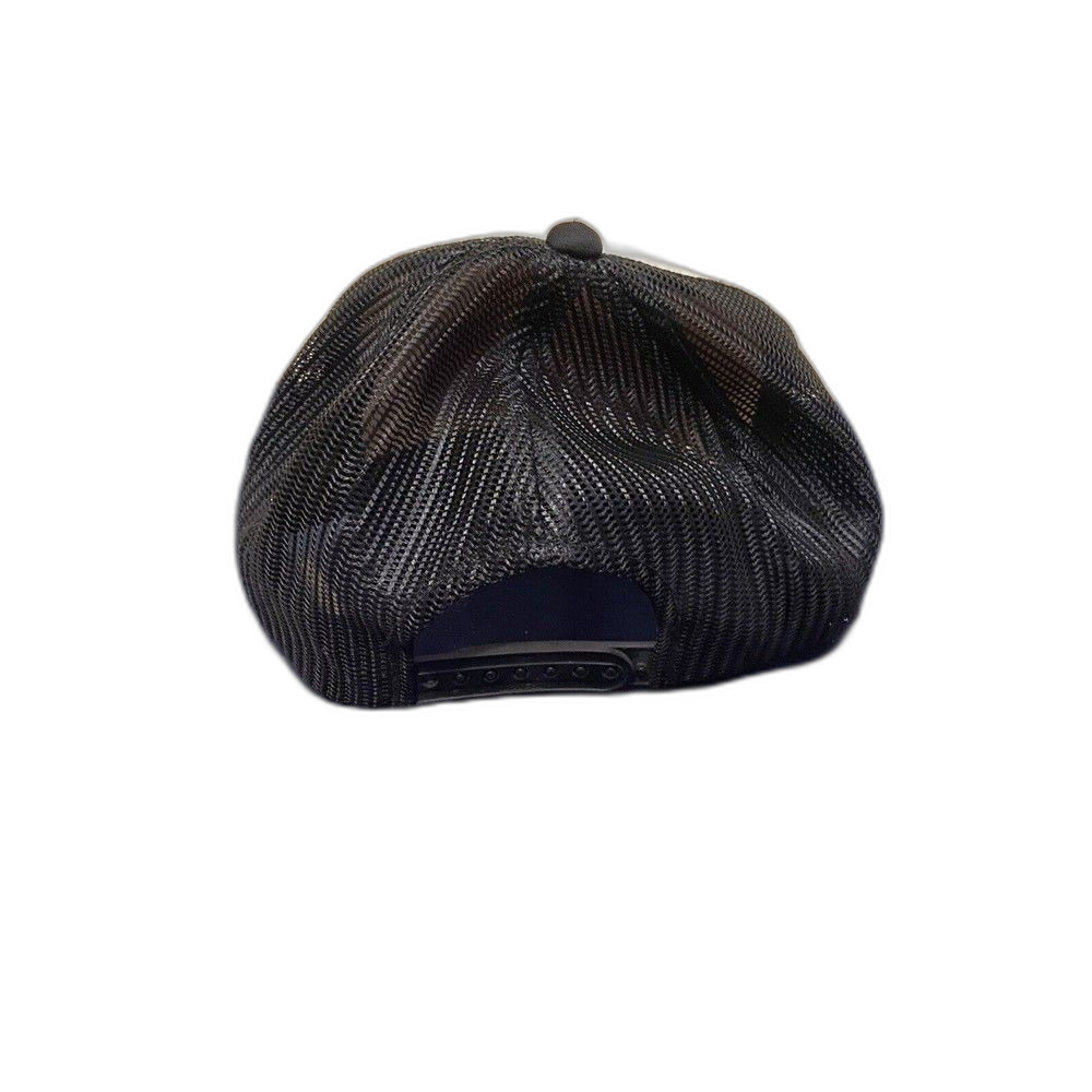 Vintage South Bend Mesh Trucker Hat Snapback Black White - Picture 2 of 3